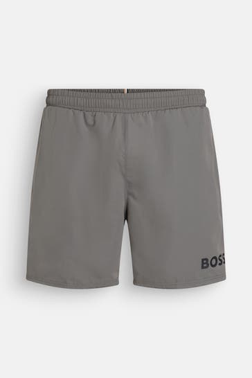 BOSS Badeshorts 'Seal' grau