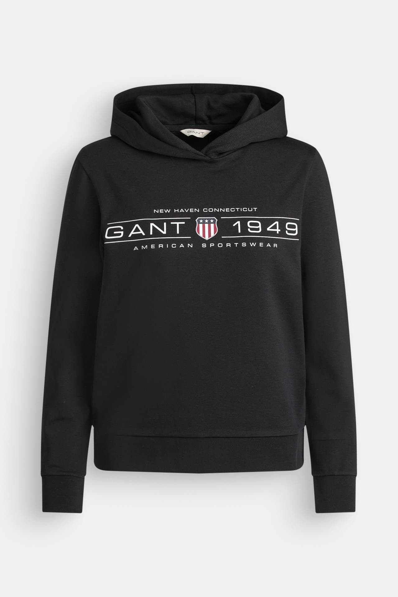 GANT Hoodie 'Reg Shield' schwarz, Bild 1
