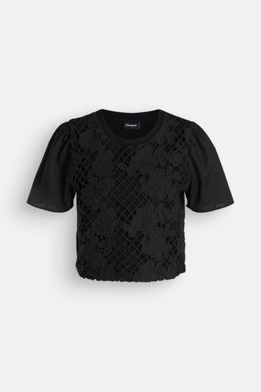 DESIGUAL - T-Shirt schwarz