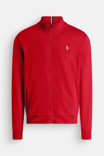 U.S. POLO ASSN. Sweatjacke rot