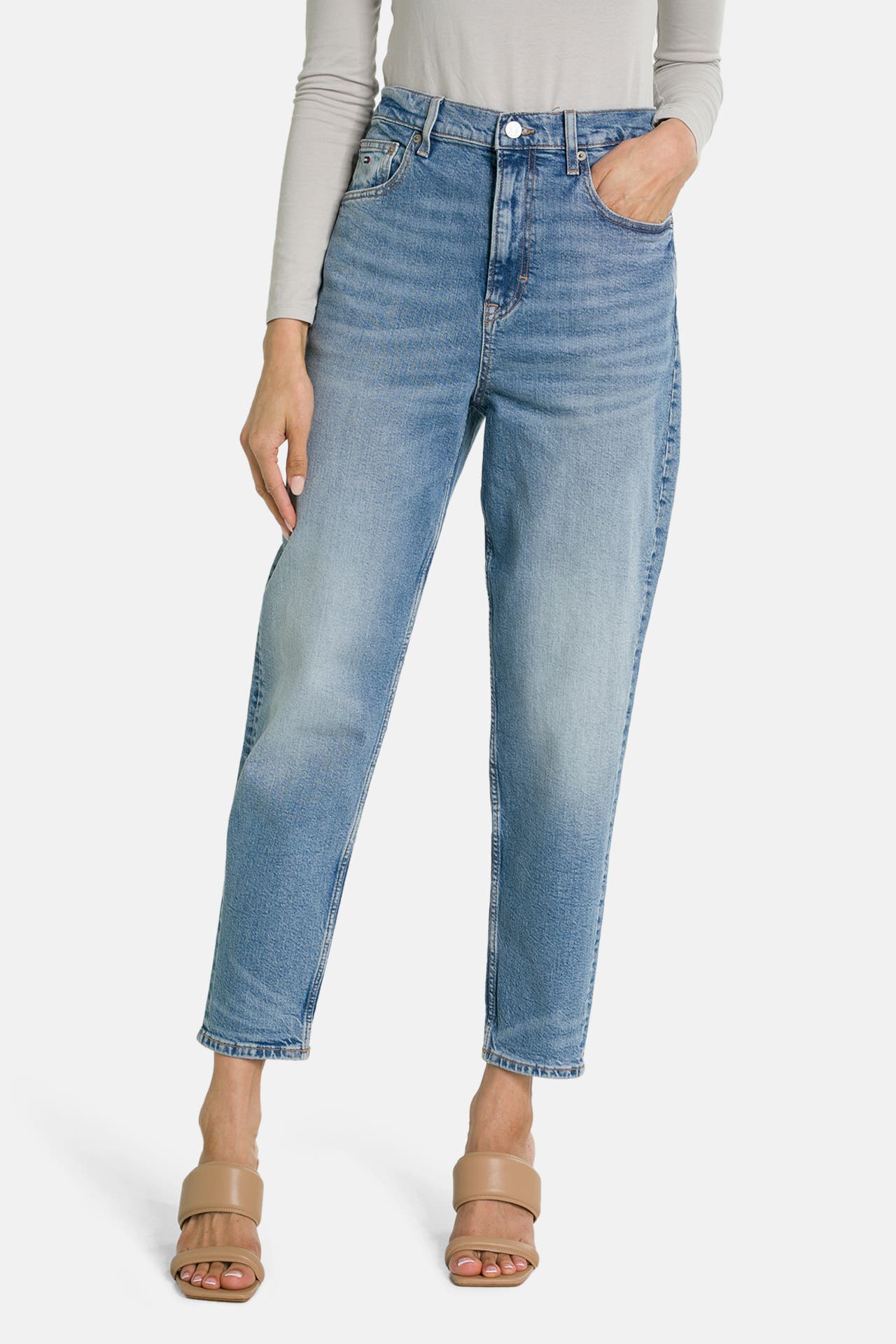 TOMMY HILFIGER Jeans hellblau mom, Bild 1