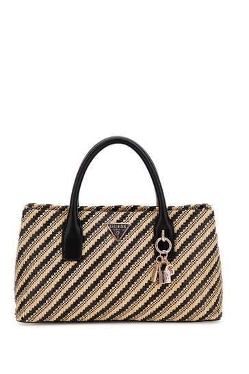 GUESS Handtasche 'Simona' gestreift