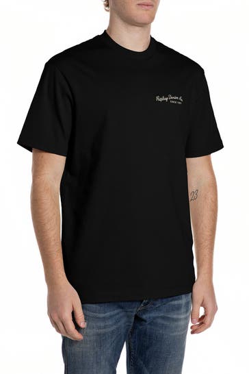 REPLAY T-Shirt schwarz