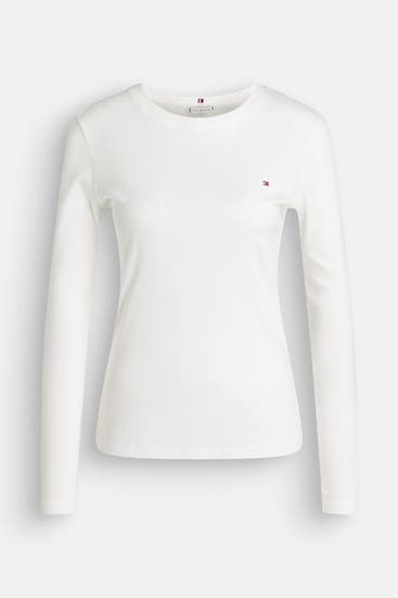 TOMMY HILFIGER - Longsleeve offwhite