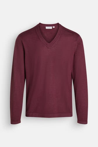 TIGER OF SWEDEN Strickpullover 'Finn' burgunder