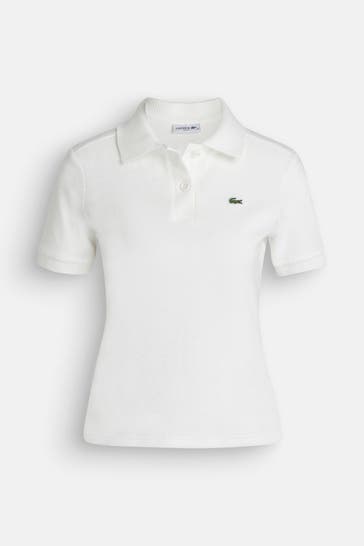 LACOSTE Polo-Shirt weiß