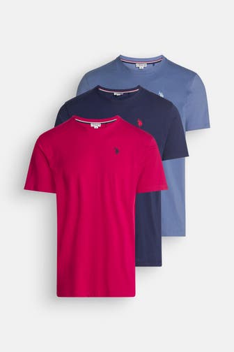 U.S. POLO ASSN. 3er-Pack T-Shirts mehrfarbig