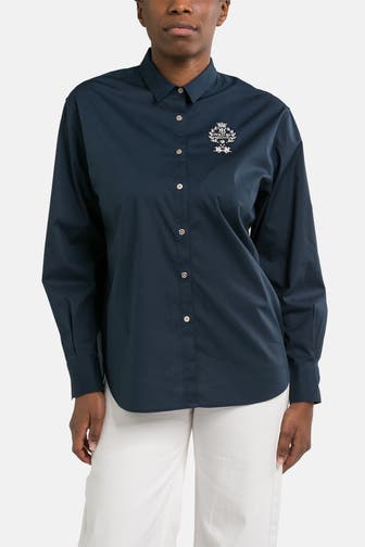 LA MARTINA Casual-Bluse 'Yarona' navy