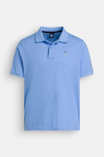 NORTH SAILS Polo-Shirt hellblau