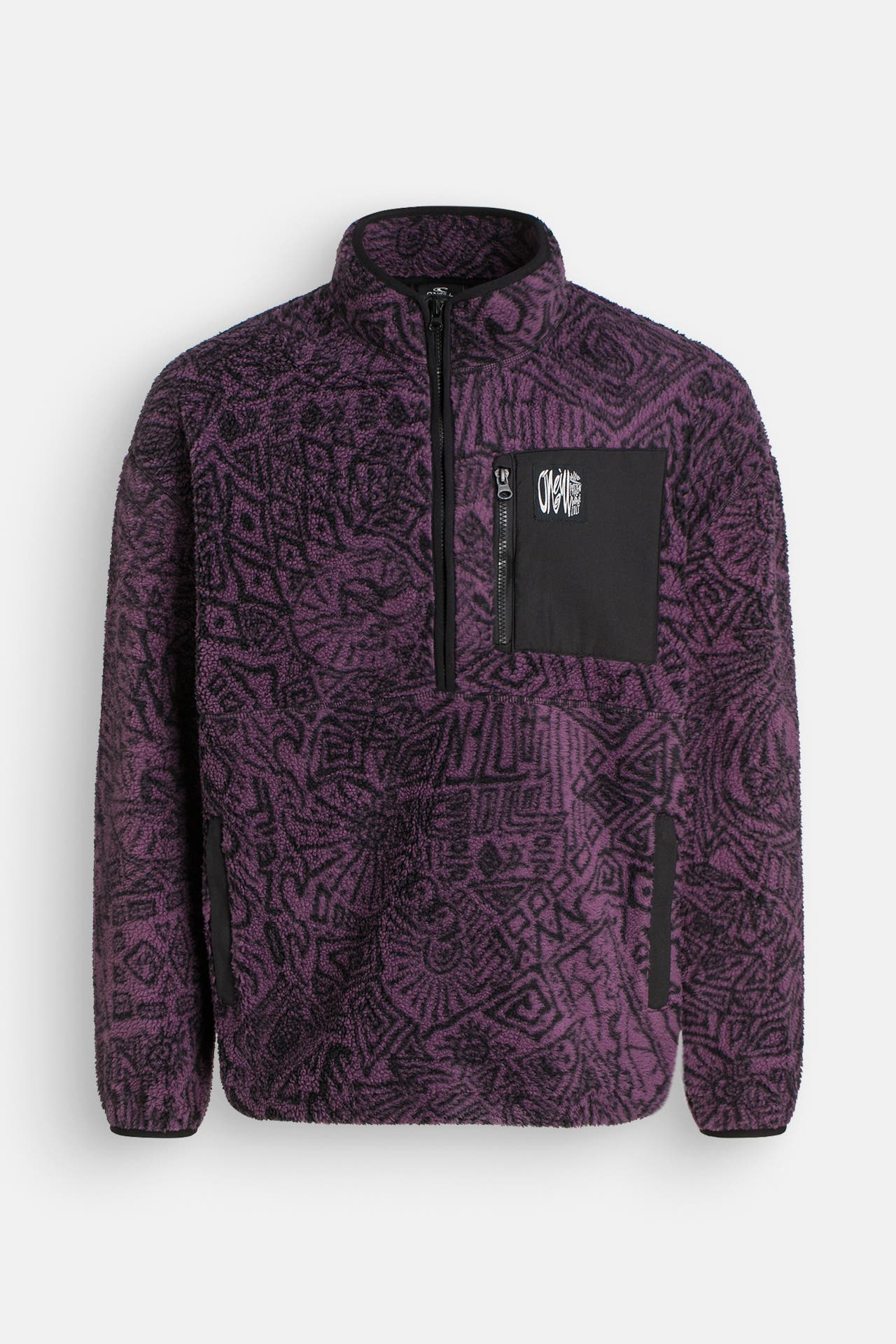 O'NEILL Fleecejacke 'Surf Heroes' lila gemustert, Bild 1