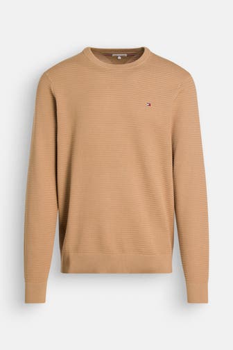 TOMMY HILFIGER Strickpullover camel