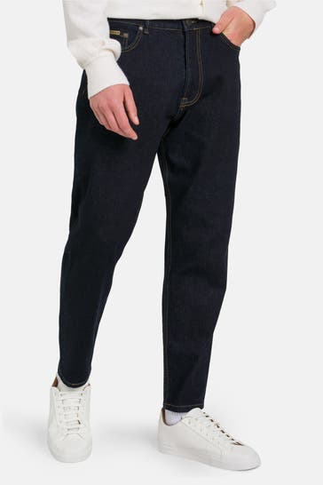 COLOURS & SONS Jeans dunkelblau tapered