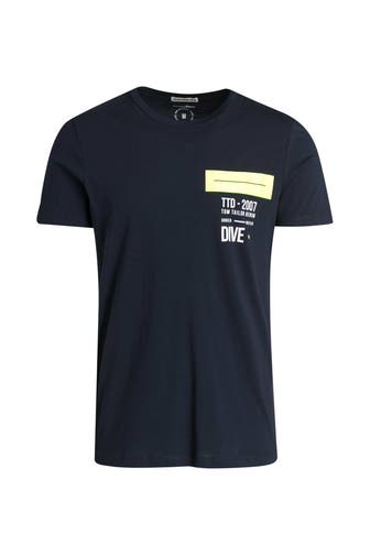 TOM TAILOR T-Shirt dunkelblau