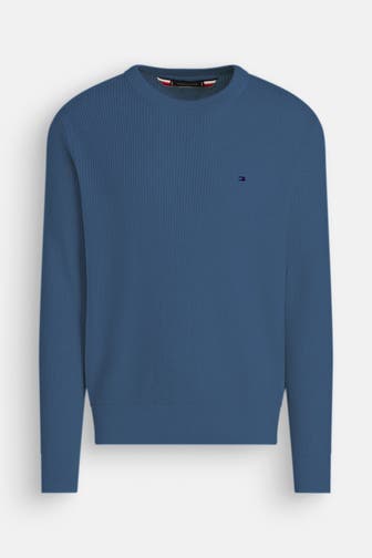 TOMMY HILFIGER Strickpullover graublau