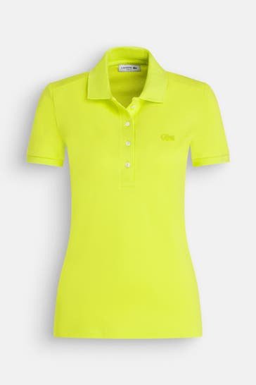 LACOSTE Polo-Shirt neongelb