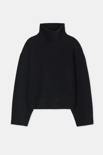 CLOSED Rollkragenpullover schwarz