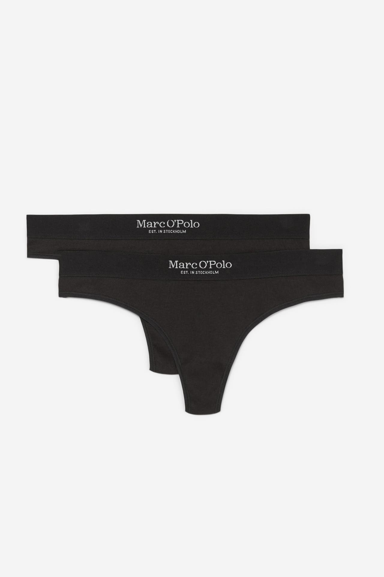 MARC O'POLO 2er-Pack Strings schwarz, Bild 1
