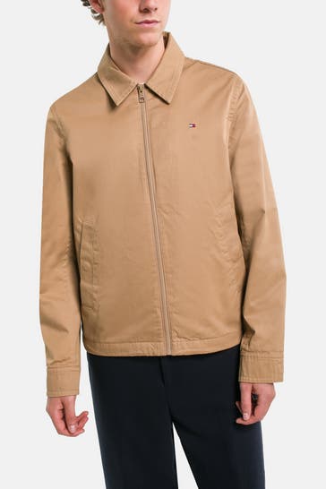 TOMMY HILFIGER Übergangsjacke 'Twill Ivy' camel