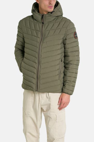 NAPAPIJRI 'Lapaz' lightweight Quilted Jacket, grey-green