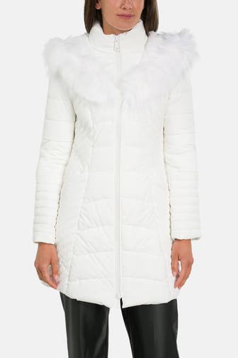 GUESS Steppjacke 'Oxana' weiß