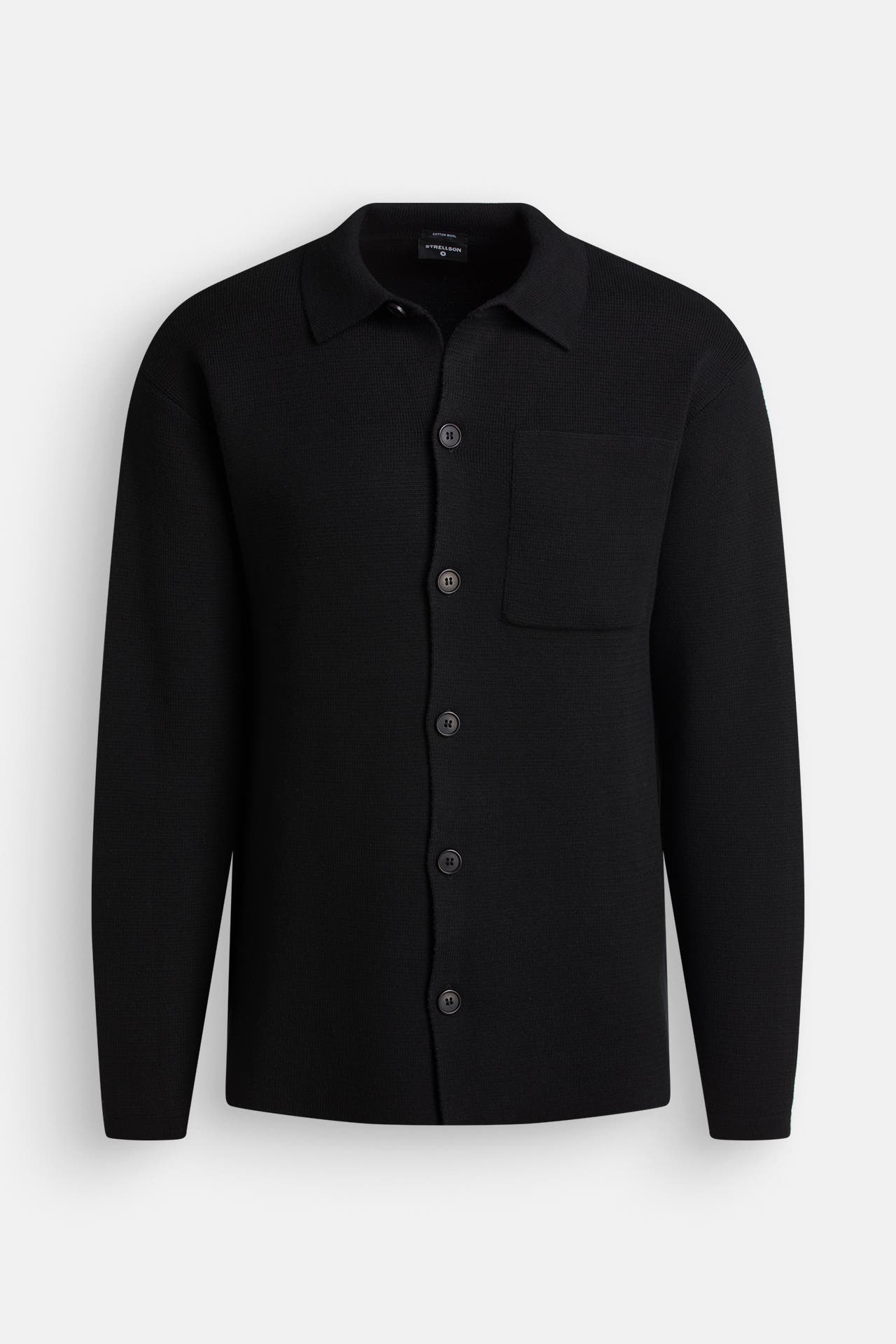 STRELLSON Strickjacke 'Aiden' schwarz, Bild 1