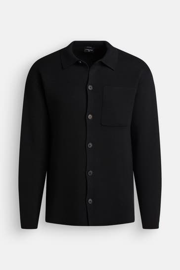 STRELLSON Strickjacke 'Aiden' schwarz