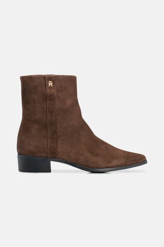 TOMMY HILFIGER Ankle Boots dunkelbraun
