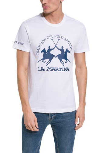 LA MARTINA T-Shirt weiß