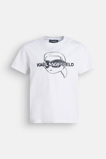 KARL LAGERFELD T-Shirt weiß