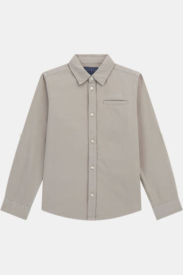 GUESS Hemd taupe