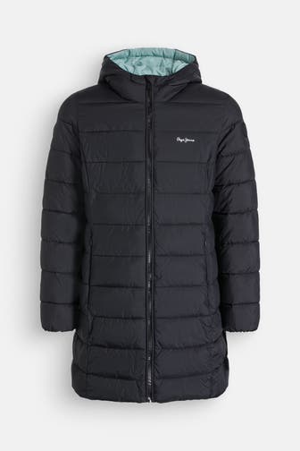 PEPE JEANS Steppmantel 'Vivian' schwarz