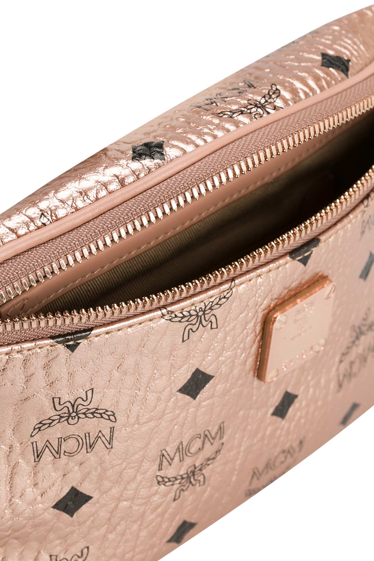 Mcm rose gold fanny pack online