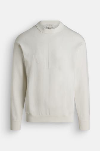 CK JEANS Sweatshirt 'Easy Tonal' ecru