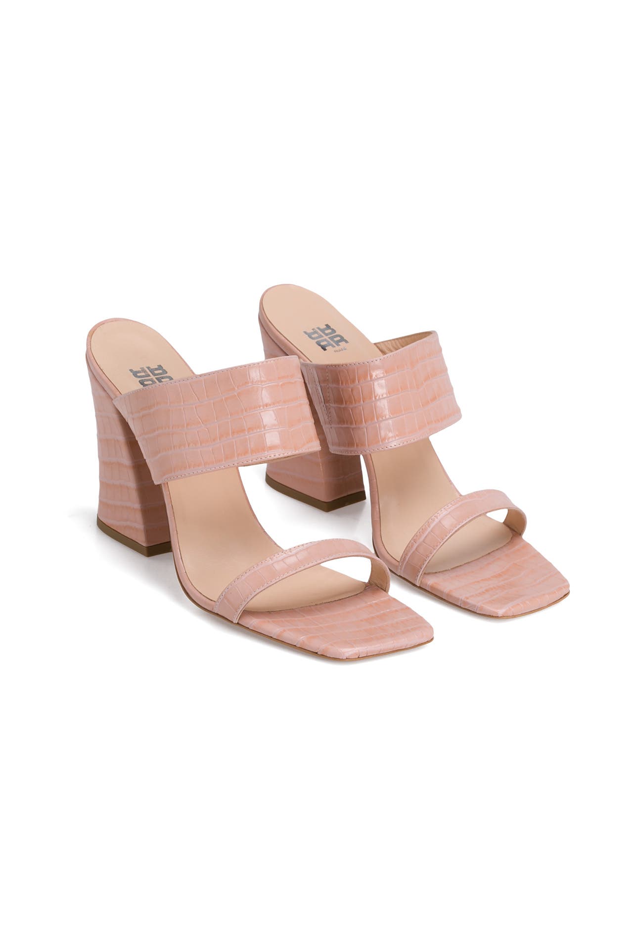 Jive croc embossed slip on sandal outlet