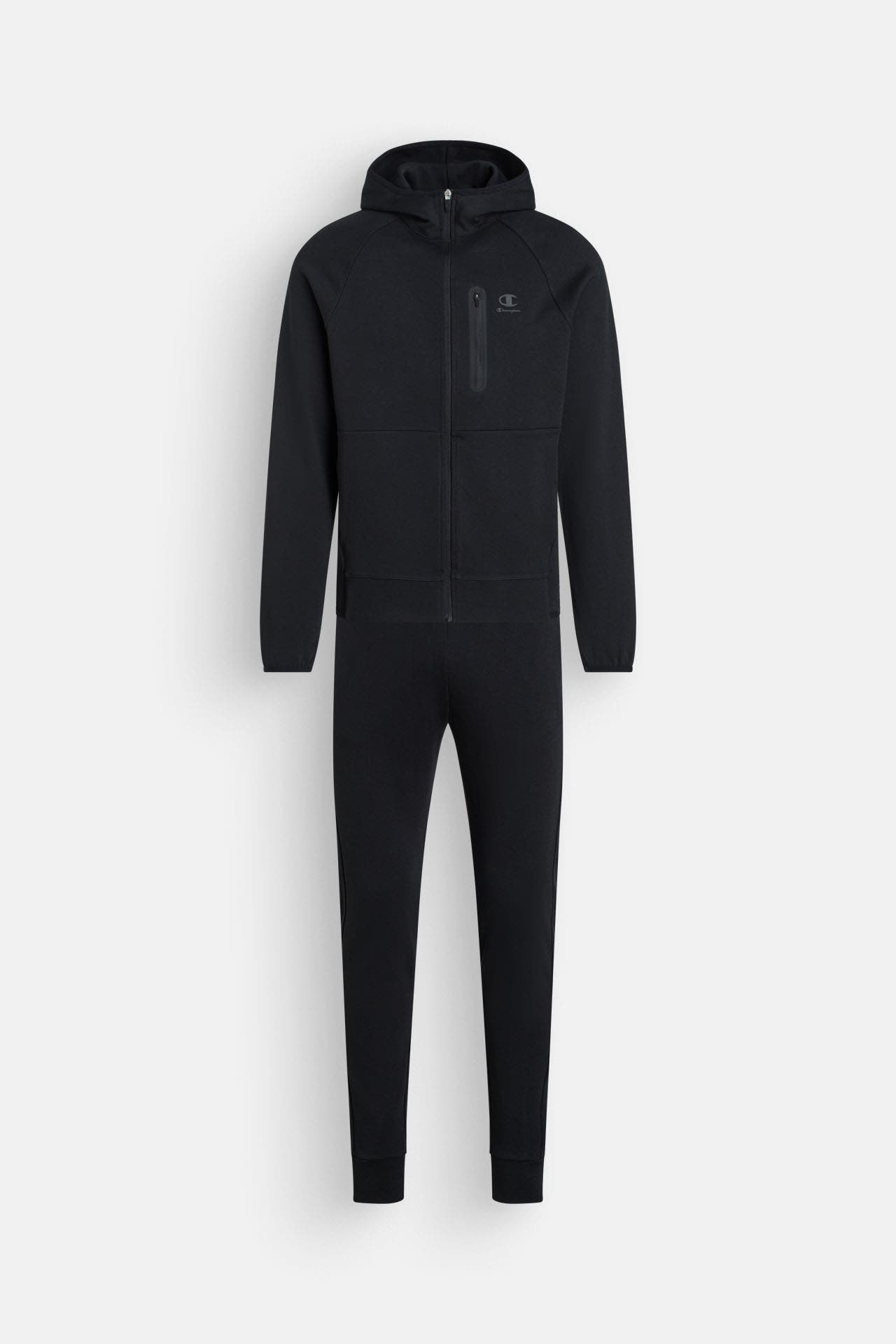 CHAMPION Set: Sweatjacke und Sweatpants schwarz, Bild 1