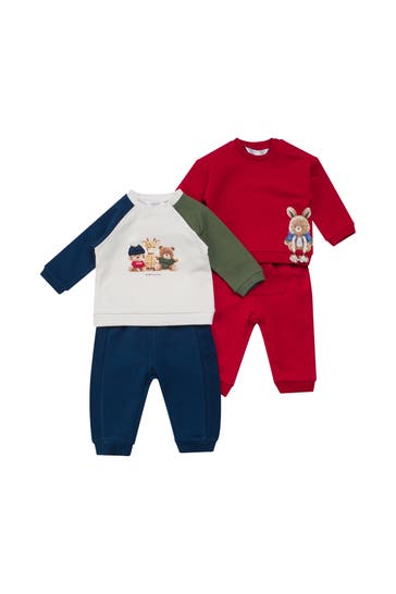 MAYORAL 2er Set: Sweatshirts und Sweatpants