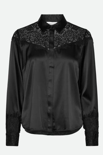 ROSEMUNDE Seidenmix-Bluse 'Jade' schwarz