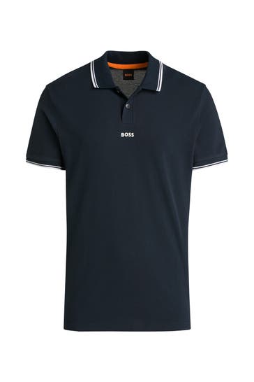 BOSS ORANGE Polo-Shirt 'Chup' navy