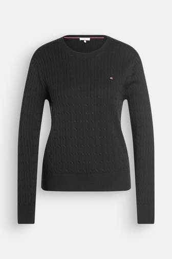 TOMMY HILFIGER Strickpullover schwarz