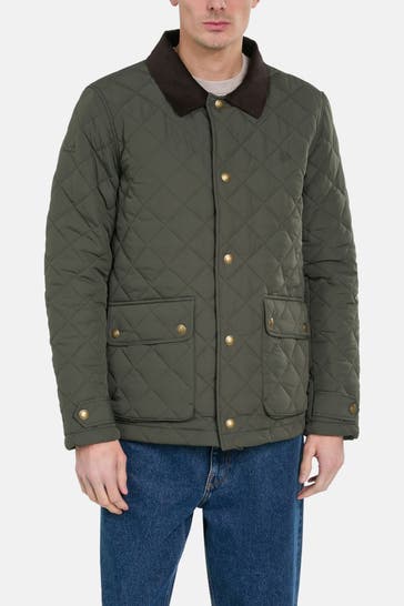 SUPERDRY Light-Steppjacke dunkelgrün