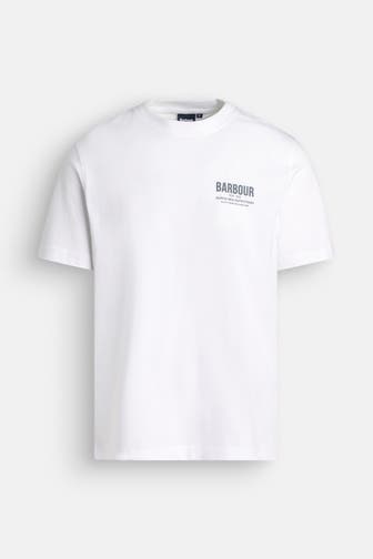 BARBOUR T-Shirt weiß