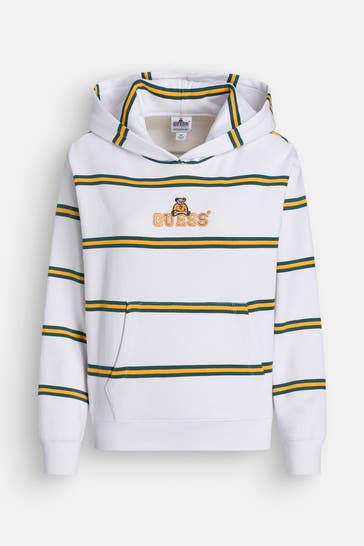 GUESS Hoodie 'Go Bear' gestreift