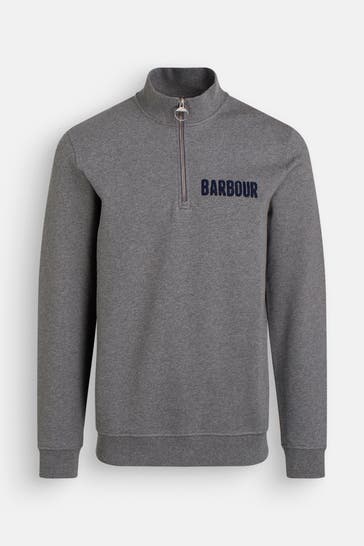 BARBOUR Sweat-Troyer grau