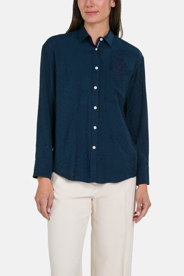 LA MARTINA Casual-Bluse marine