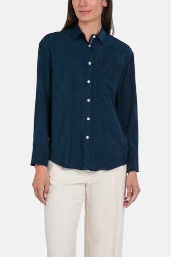 LA MARTINA Casual-Bluse marine