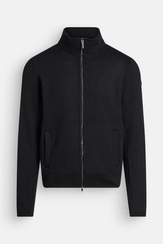 COLMAR Wollmix-Strickjacke schwarz