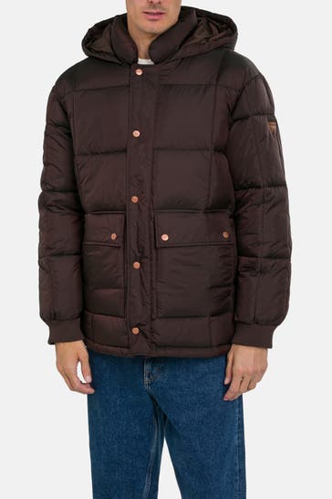 WRANGLER Parka dunkelbraun