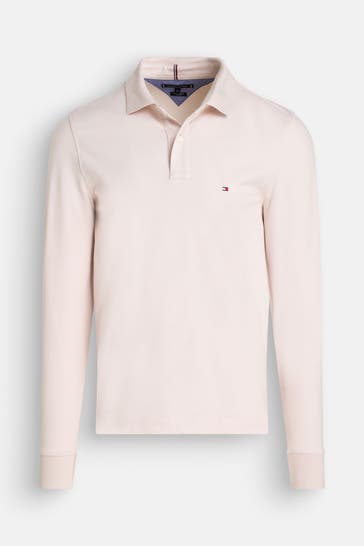 TOMMY HILFIGER Langarm-Polo beige