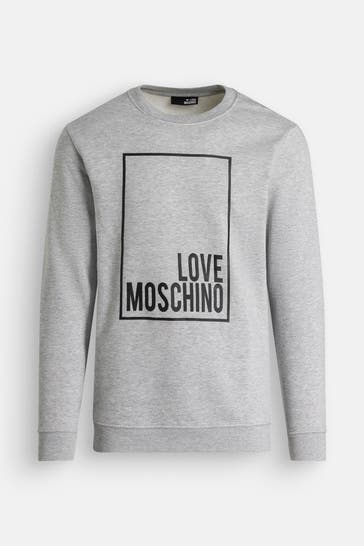 LOVE MOSCHINO Sweatshirt grau