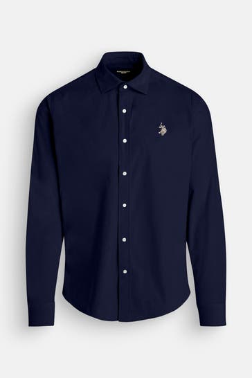 U.S. POLO ASSN. Cord-Hemd navy